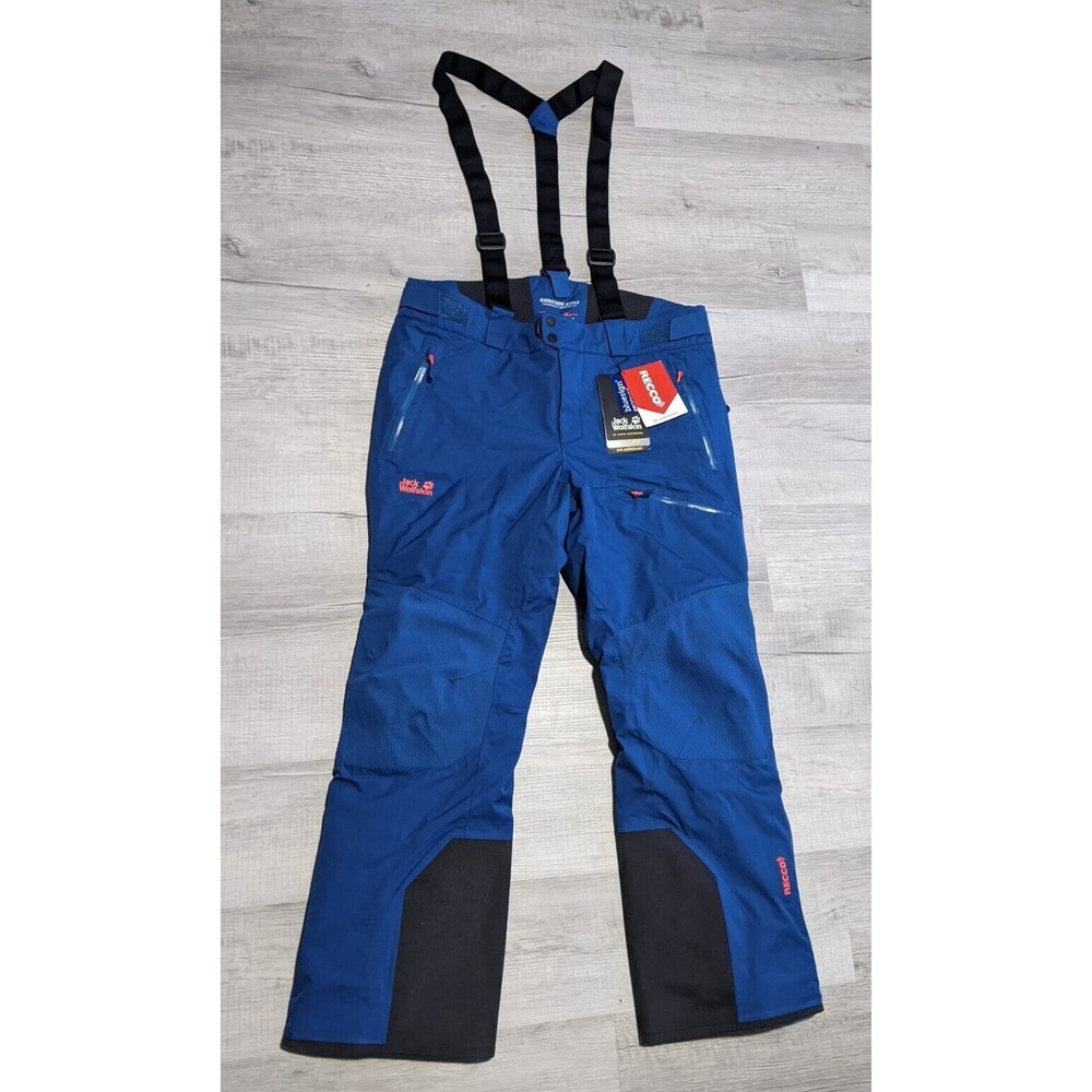 NWT Jack Wolfskin 1113451 Mens Sz XL Lightweight Snow Summit Pants Dark Cobalt
